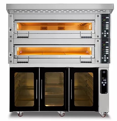 Modułowy piec piekarniczy Resto Quality MD/1200/2 - widok z przodu